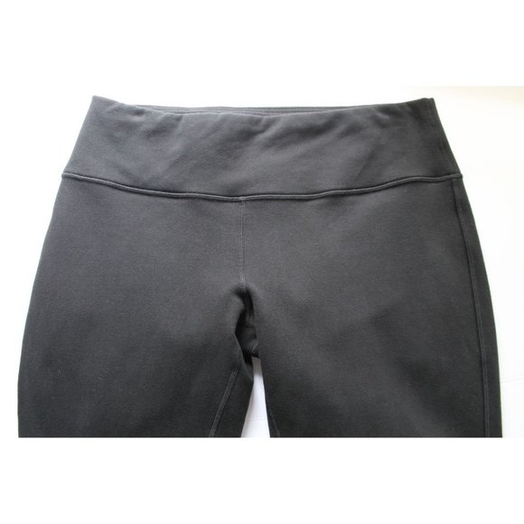 Lululemon Wunder Lounge Pant 30" Black Size 12 Cotton Fleece - Picture 6 of 12